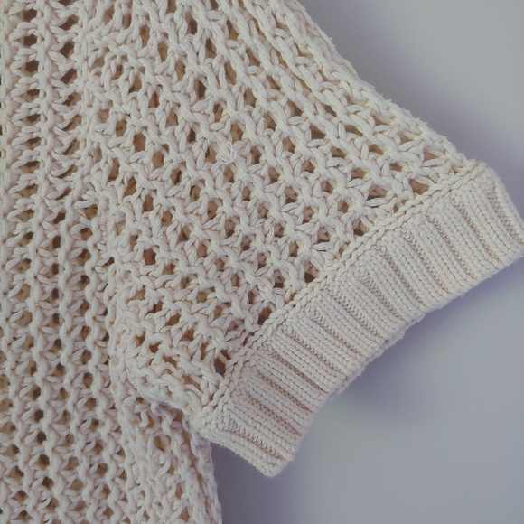 Ralph Lauren Denim & Supply Knit Sweater Short Sleeve Cropped Size Medium - Picture 6 of 11